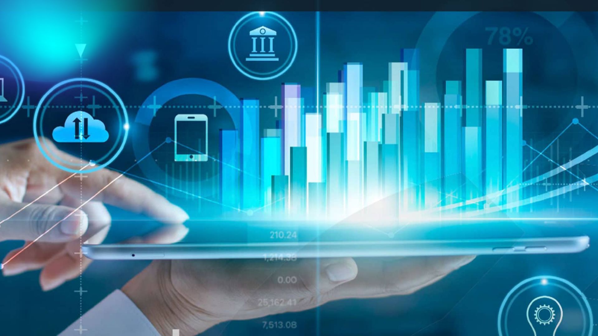 Healthcare professionals using digital tablets and analyzing marketing data, representing the concept of Closed-Loop Marketing (CLM) in the pharmaceutical industry.